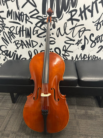 USED MC80 Strobel Model 4/4 Cello with softshell Eastman case