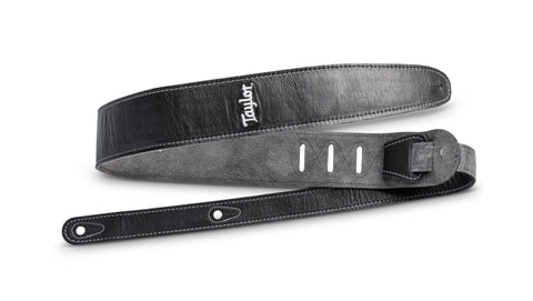 Taylor Strap, Black Leather, Suede Back