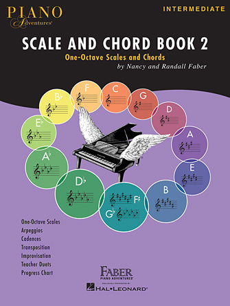 Faber - Piano Adventures - One-Octave Scales and Chords - Book 2