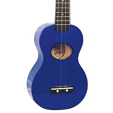 Eddy Finn Minnow EF-MN-BL Ukulele, Matching Blue Gig Bag Included