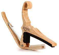 Kyser Quick-Change Capo for 6-string acoustic guitars, Maple