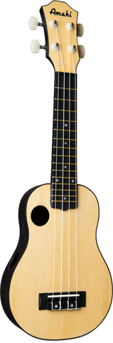 Amahi Soprano ABS B&S Spruce Top HCLF225