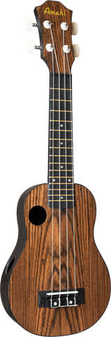 HCLF445 Amahi ABS Plastic Back & Sides, Bocote Top, Soprano