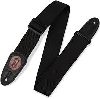 Levy's MSS8 Soft-Hand Polypropylene Guitar Strap - Black