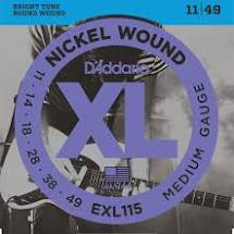 D'Addario - Nickel Wound - Medium Gauge - 11/49