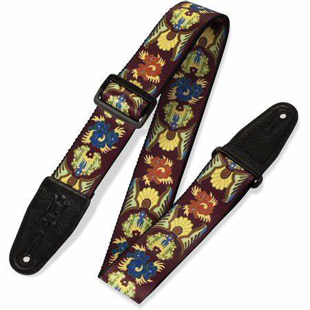 Levy's MP 2" Printed Polyester Guitar Strap - Design 25