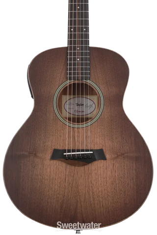 Taylor GS Mini-e Walnut Special-edition Acoustic-electric Guitar - Shaded Edgeburst