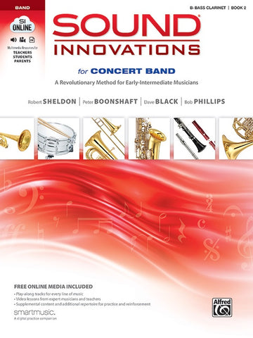 sound innovation for concert band 2 clarinet bb bass