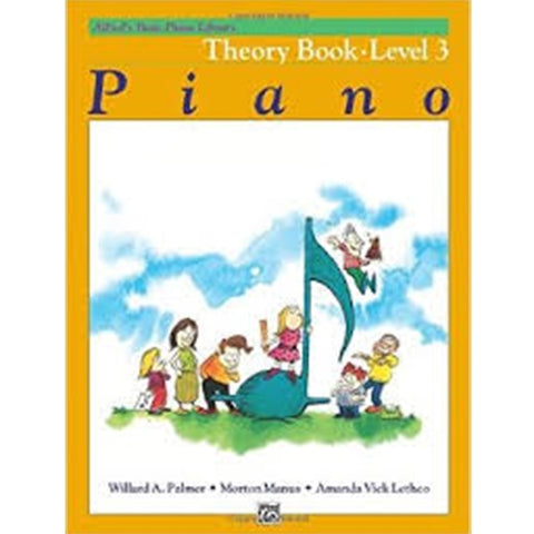 Alfred - Basic Piano Library - Theory Book - Level 3
