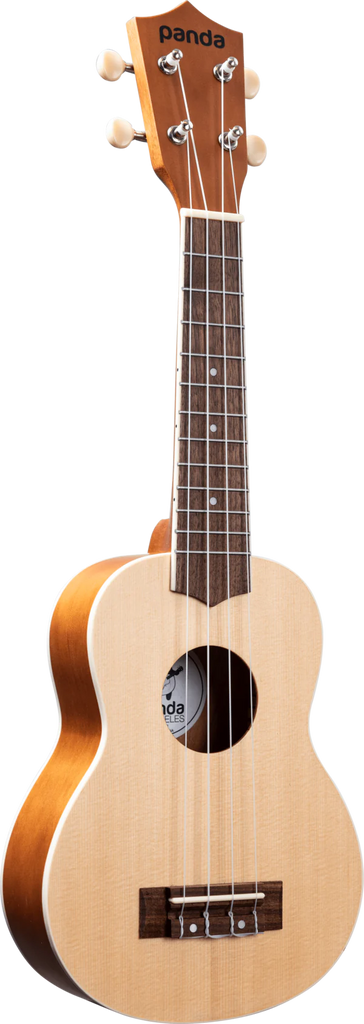 Amahi Ukuleles UKC-2 Spruce Top Panda Concert Ukulele