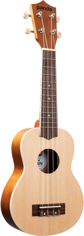 Amahi Ukuleles UKC-2 Spruce Top Panda Concert Ukulele