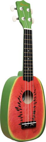 Amahi Ukulele, Pineapple Shape with Watermelon Design