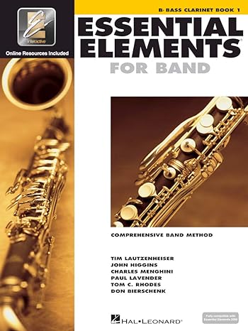 Hal Leonard - Essential Elements - Band - Bass Clarinet - Book 1