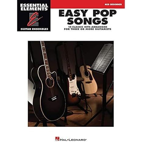 Hal Leonard - Essential Elements - Easy Pop Songs - Guitar - Mid Beginner