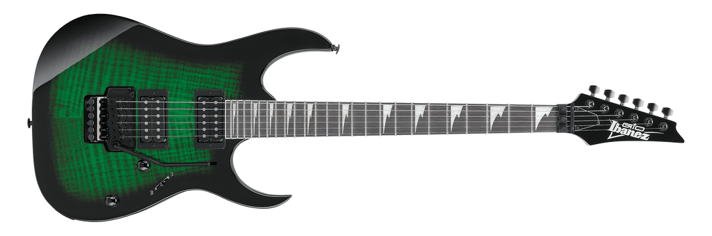 Ibanez GRG320FA-TEB Electric Guitar - Transparent Emerald Burst