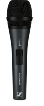 Sennheiser e 835-S Cardioid Dynamic Vocal Microphone