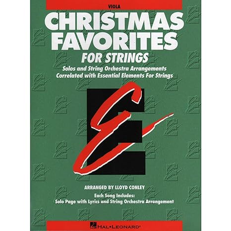 Hal Leonard - Essential Elements - Strings - Viola - Christmas Favorites