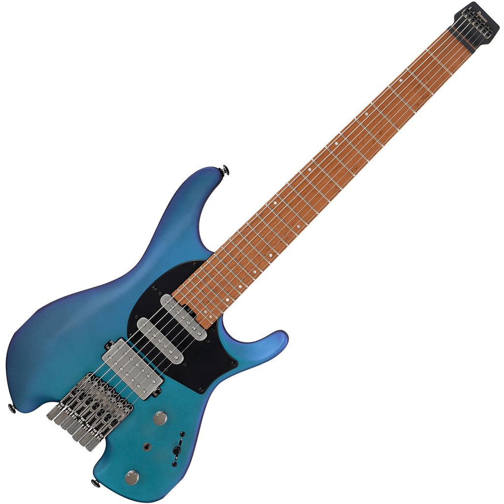 Ibanez Q547 7-string Electric Guitar - Blue Chameleon Metallic Matte