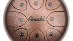 Amahi KLG10-8BZ 10" Steel Tongue Drum, 8 Note, D Major Pentatonic, Bronze