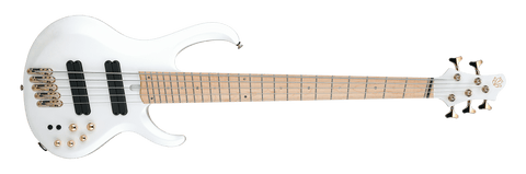 Ibanez BTB605MLM 5 String Bass Pearl White Matte