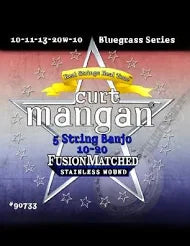 Curt Mangan 5 String Banjo Strings 10-20