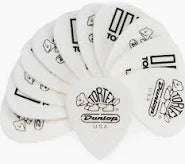 Dunlop Tortex Jazz III XL, White, 1.5mm, 12/Player's Pack