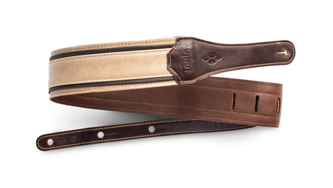 Taylor Reflections 2.5" Leather Guitar Strap - Spruce/Ebony