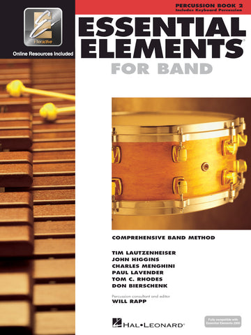 Hal Leonard - Essential Elements - Band - Percussion - Book 2