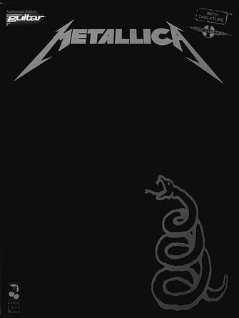 METALLICA; BLACK - Guitar Book with Tabs