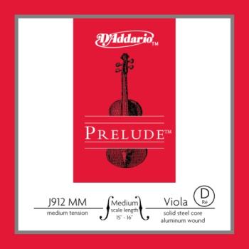 D'Addario J912MM D'Addario Prelude Viola Single D String, Medium Scale, Medium Tension