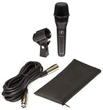 The Mackie EleMent (EM-89D) mic includes the mic clip, xlr cable, and a zippered pouch
