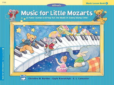 Alfred - Music for Little Mozarts - Music Lesson Book - 3