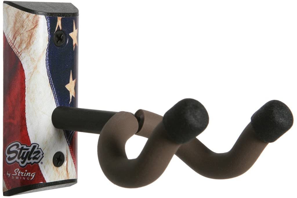 String Swing ST01K-7 Stylz Wall Mount Guitar Keeper - Freedom