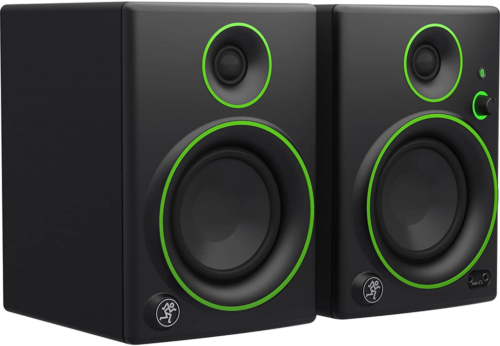 Mackie Studio Monitor, Black w/green trim, 4-inch (CR4BT)