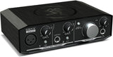 Angled view of the front of the Mackie Audio Interface, Onyx Artist 