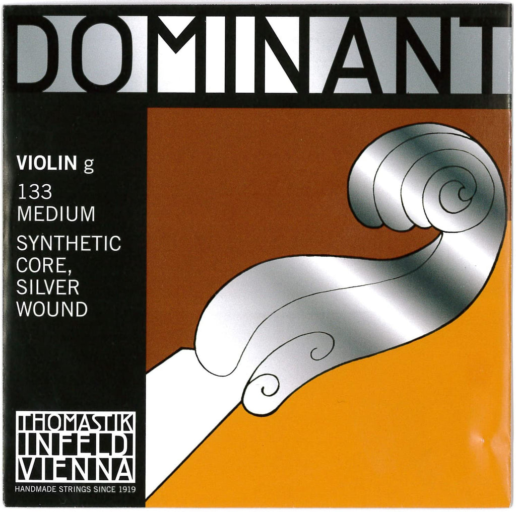 Thomastik Dominant 132 4/4 Violin D String Medium Synthetic Core Aluminum-Wound