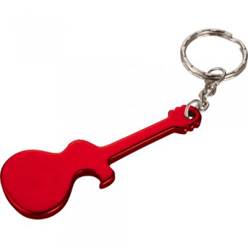 Guitar Keychain - Red