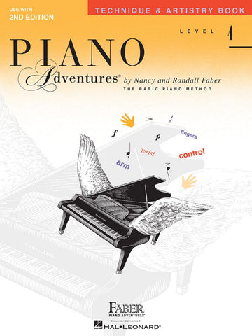Faber - Piano Adventures - Technique & Artistry Book - Level 4