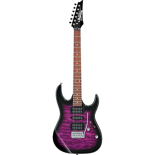 Ibanez Gio GRX70QATVT Electric Guitar - Transparent Violet Sunburst