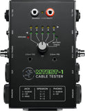 Mackie Cable Tester, MTest-1, Top View