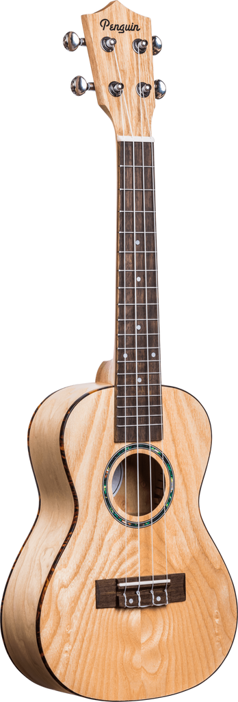 Penguin Concert Quilted Ash Ukulele 880C