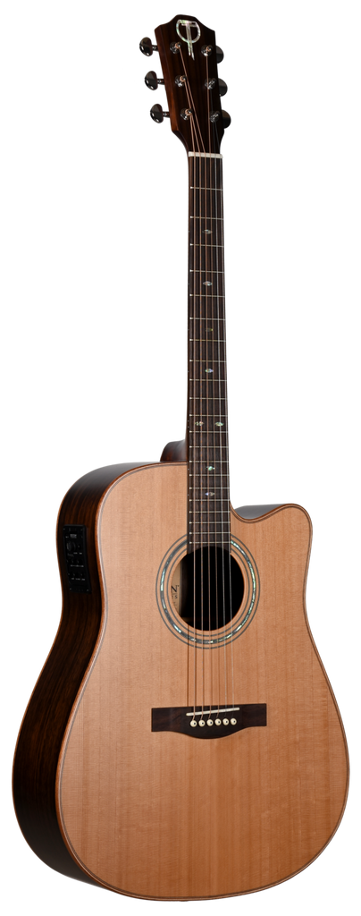 Teton STS155CENT Solid Cedar Dreadnought Acoustic Guitar (Scratch & Ding)