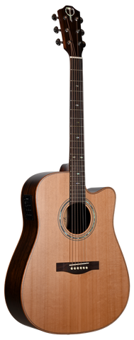 Teton STS155CENT Solid Cedar Dreadnought Acoustic Guitar (Scratch & Ding)