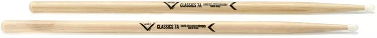 Vater Classics Drumsticks - 7A - Nylon Tip