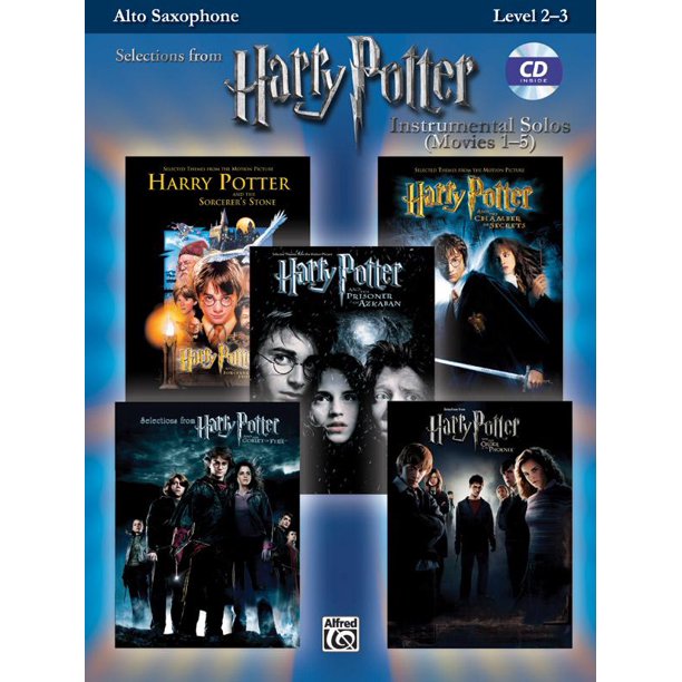 Harry Potter - Alto Saxophone Level 2-3 Movies 1-5