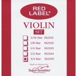Red Label SS2105 3/4 Violin Strings