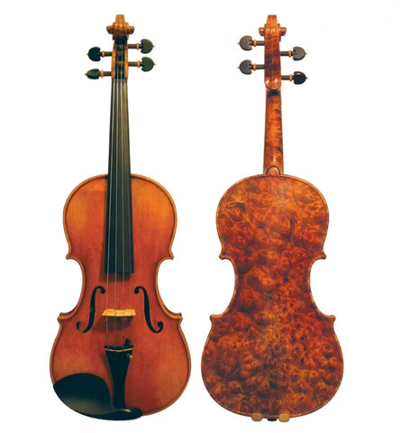 Maple Leaf - Burled Maple Craftsman Collection Violin (MLS530) 4/4 Size