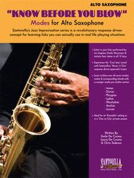 Know Before You Blow Modes Alto Sax Book/CD
