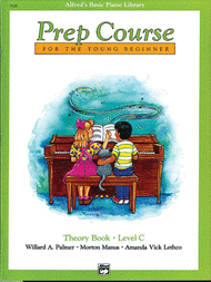 Alfred - Prep Course for the Young Beginner - Theory Book - Level C