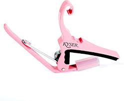 Kyser Quick-Change Capo for 6-string acoustic guitars, pink